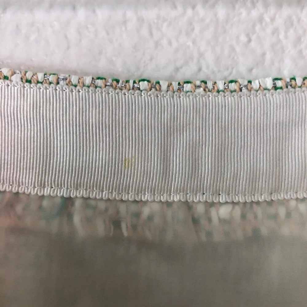 J. Crew Knit Skirt With Green Fringe